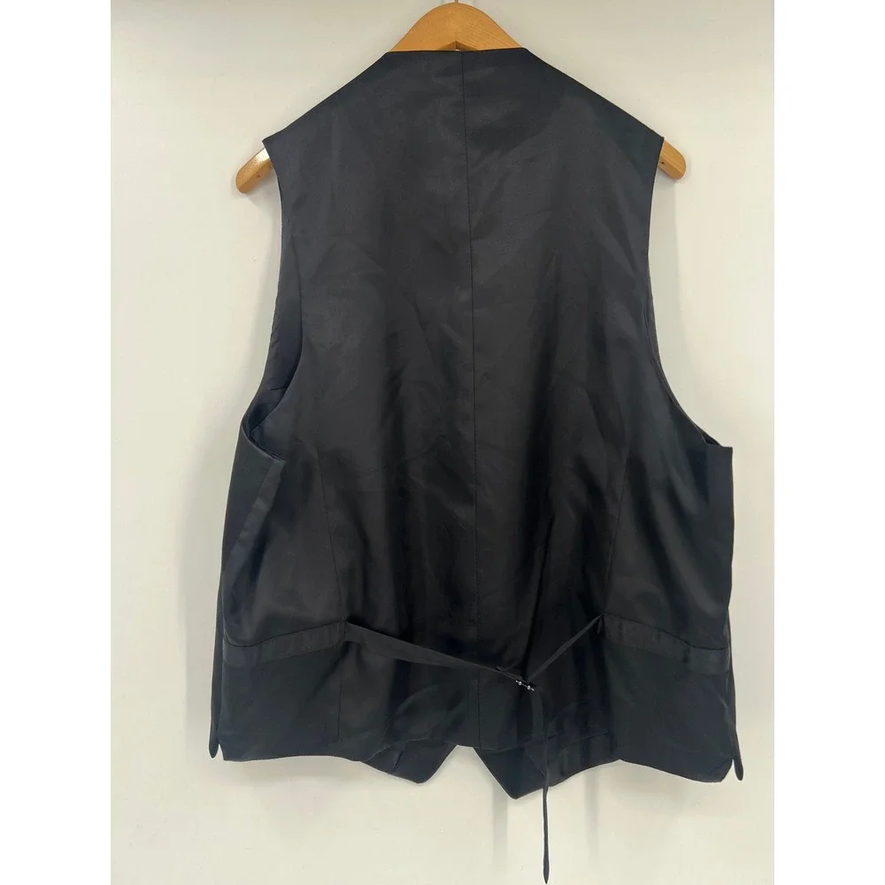 Jos. A. Bank 1905 Black Tuxedo Vest Mens XXL NWT Formal Waistcoat